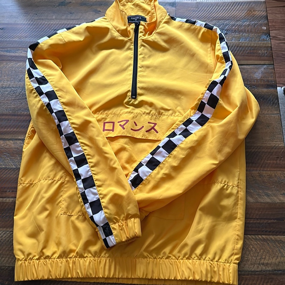 Forever 21 Yellow Windbreaker